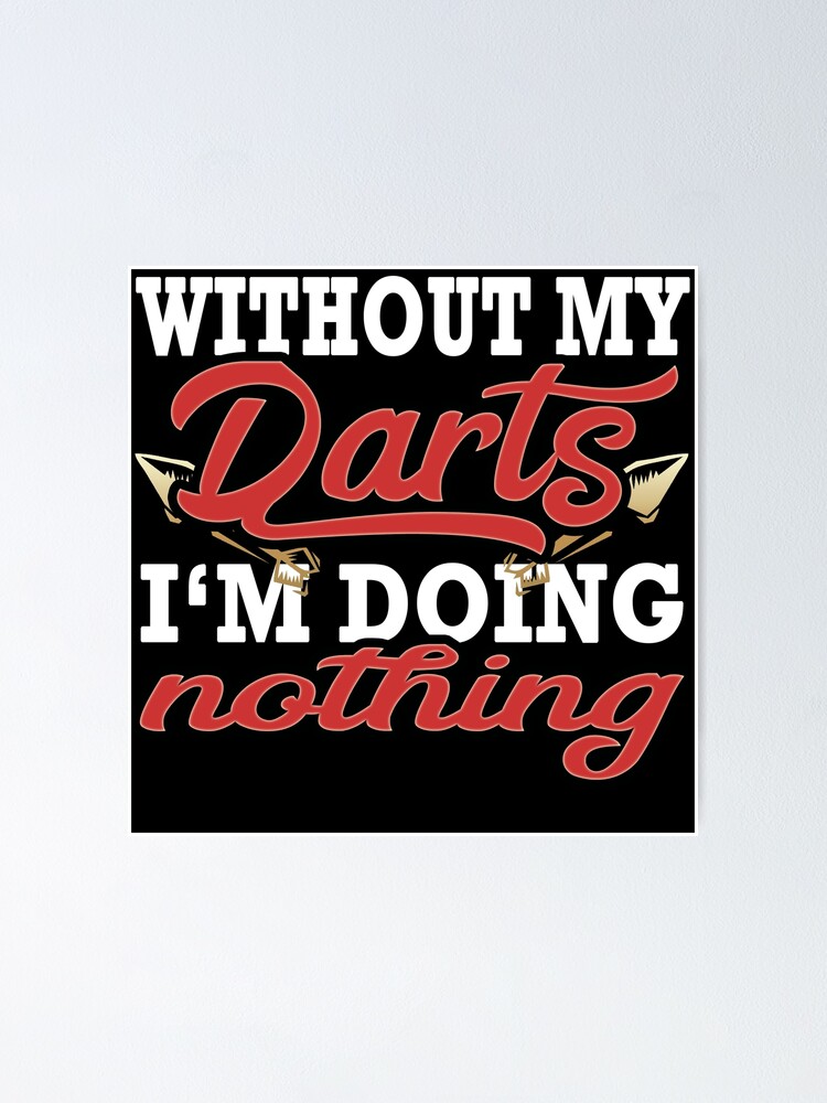 “Funny Darts” Poster for Sale by NordicDesign88 | Redbubble
