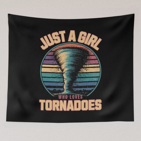 Item preview, Just a Girl Who Loves Tornadoes designed and sold by CALIMASHIRTS.