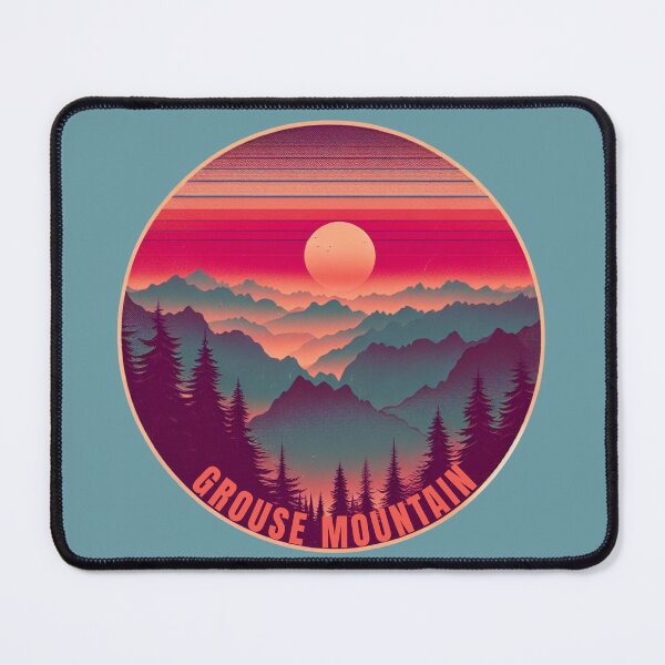 Item preview, Grouse Mountain Vintage Sunset designed and sold by BassHeadMomma.