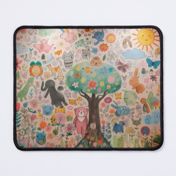 Item preview, Whimsical Children's Wall Mural designed and sold by aminz4.