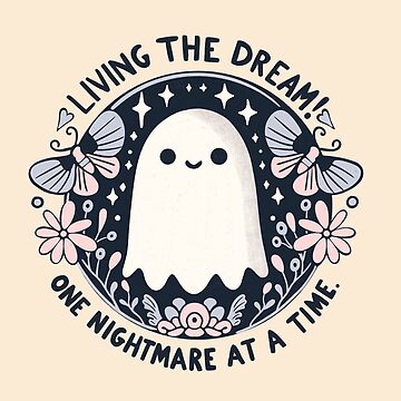 Vorschaubild zum Design Living the dream - cute ghost von Itouchedabee