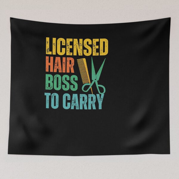 Item preview, Licensed to Carry t-shirt, Funny Hairstylist t-shirt, hairstyle Gift designed and sold by SlocifieShop.
