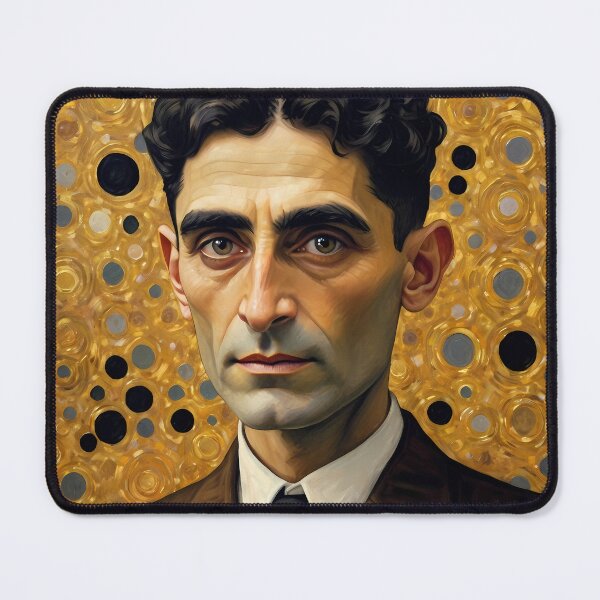 Item preview, Franz Kafka as Gustav Klimt Style Painting designed and sold by OzzFrequency.