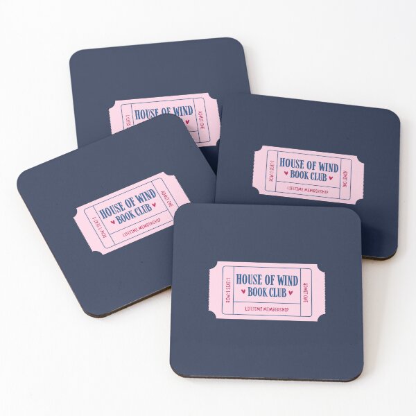 Item preview, House of wind book club ticket - pink designed and sold by Neadoodles.