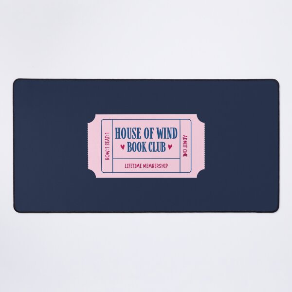 Item preview, House of wind book club ticket - pink designed and sold by Neadoodles.