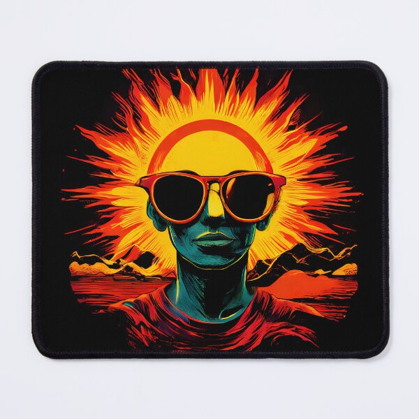 Item preview, Retro Summer Sun glass man designed and sold by BrickXSq.