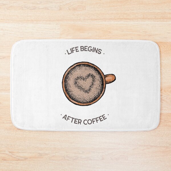 Item preview, life begins after coffee designed and sold by Sastee.