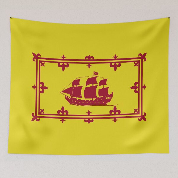 Item preview, Wooden Ship Scottish Royal Banner Flag 2 (Bàta fiodha bratach rìoghail na h-Alba) designed and sold by JonathanR1994.