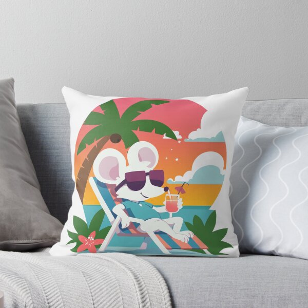 Item preview, Mouse's Beach Day: Relaxing and Sipping in the Sun designed and sold by ImprintEmporium.