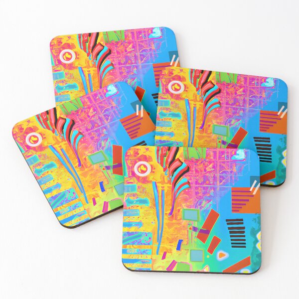 Item preview, Abstract Colorful Flower Shapes And Colors designed and sold by IZiets.