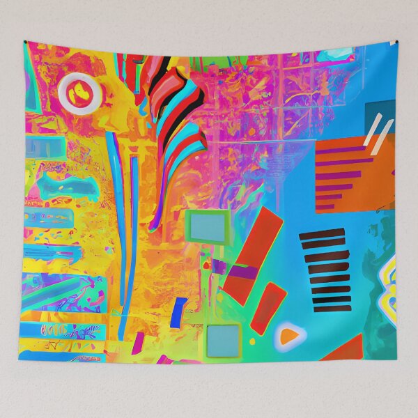 Item preview, Abstract Colorful Flower Shapes And Colors designed and sold by IZiets.