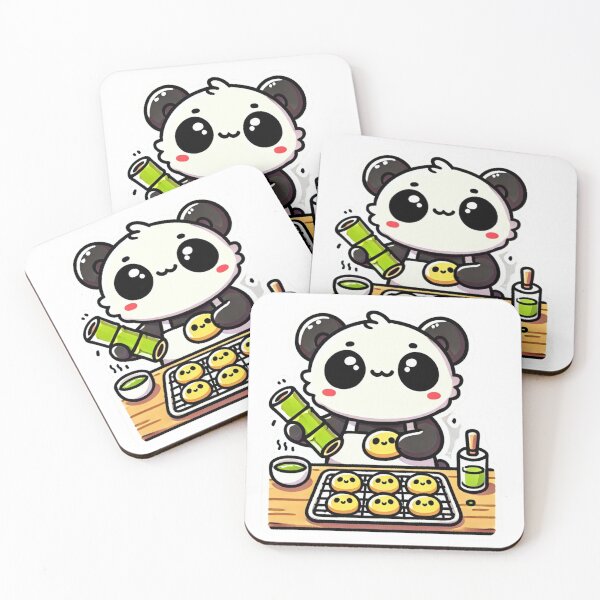 Artikelvorschau, Chibi Panda backt Bambuskekse entworfen und verkauft von LuzCobal.
