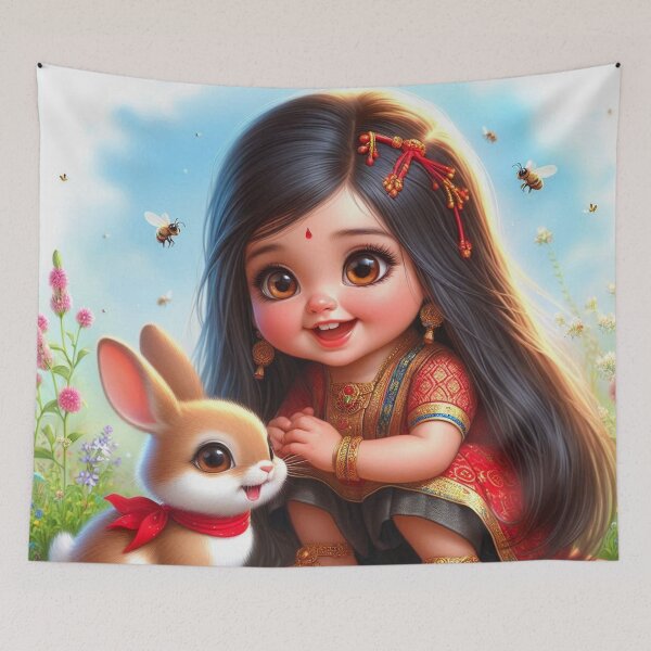 Item preview, Girl and Rabbit designed and sold by RaF71PrO.