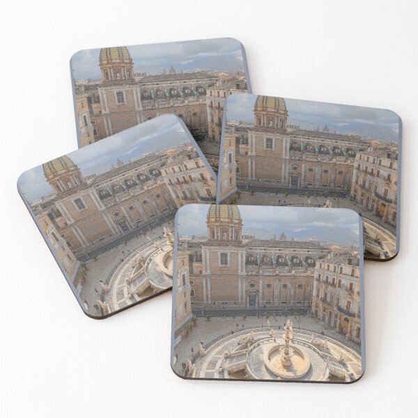 Item preview, Italy. Sicily. Palermo. Piazza Pretoria. View from St.Catherine Chiesa.  designed and sold by vadim19.