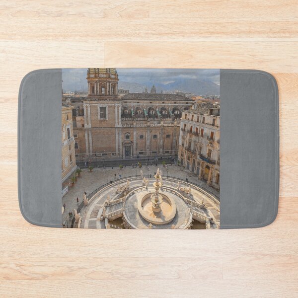 Item preview, Italy. Sicily. Palermo. Piazza Pretoria. View from St.Catherine Chiesa.  designed and sold by vadim19.