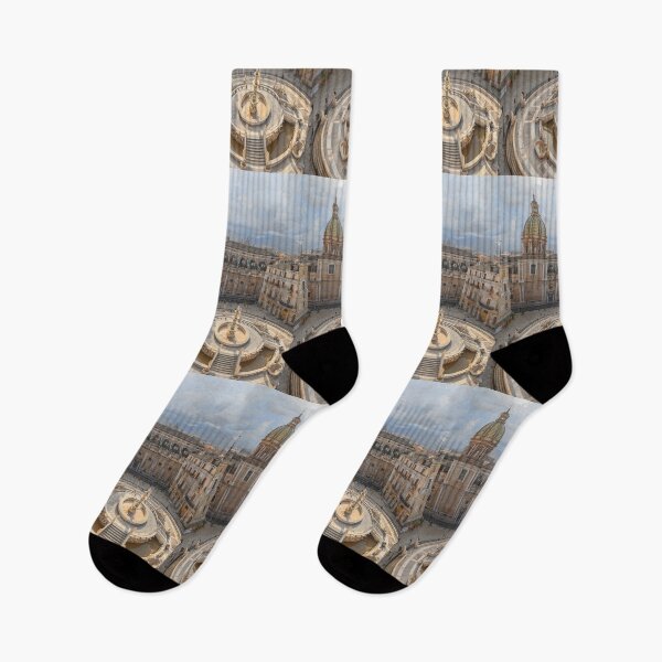Item preview, Italy. Sicily. Palermo. Piazza Pretoria. View from St.Catherine Chiesa.  designed and sold by vadim19.