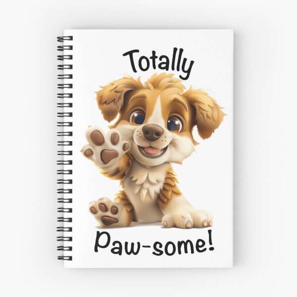 Item preview, Totally Paw-some Cute Dog Holding It's Paw Up designed and sold by Wormy-23.