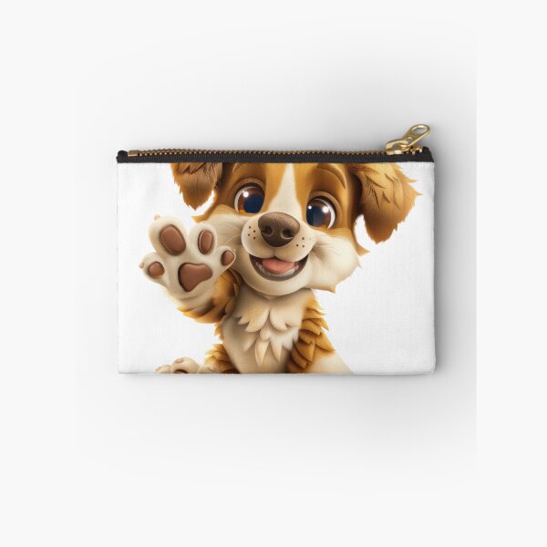 Item preview, Totally Paw-some Cute Dog Holding It's Paw Up designed and sold by Wormy-23.