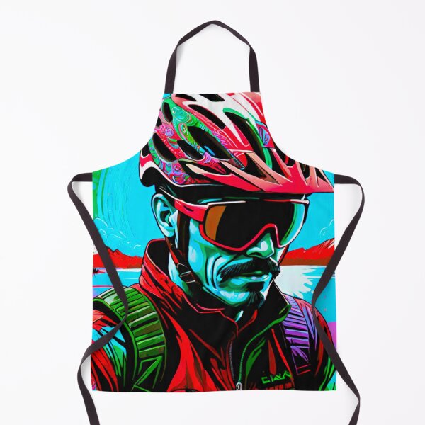 Item preview, Safety First: MTB Rider with Helmet designed and sold by GrizzlyCollective.