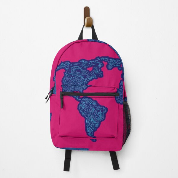 Item preview, world map topographic designed and sold by NiamLab.