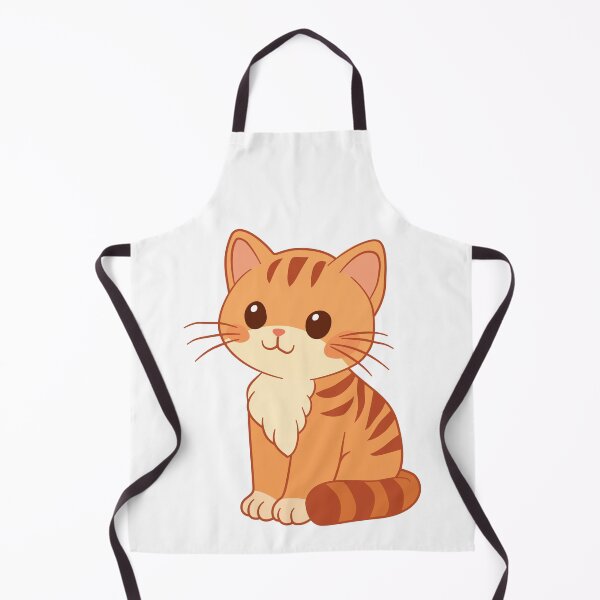 Item preview, Orange striped sitting cat - AA0062 designed and sold by LionsHut.