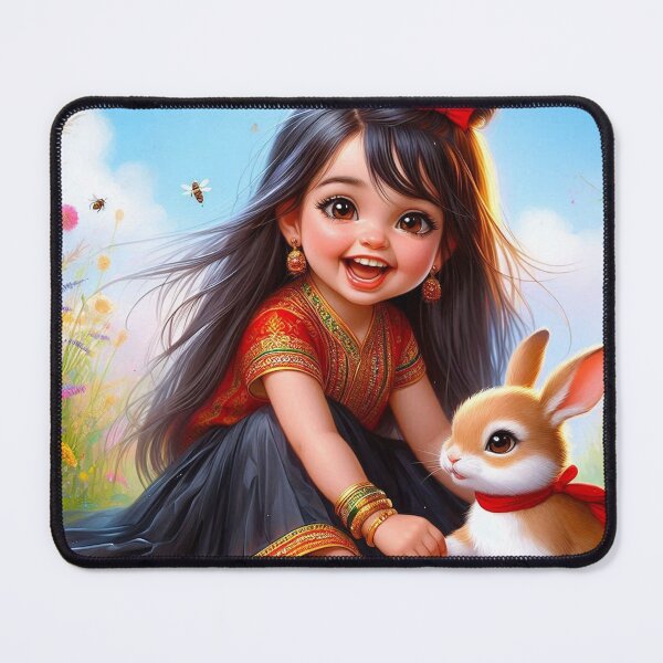 Item preview, Girl and Rabbit designed and sold by RaF71PrO.