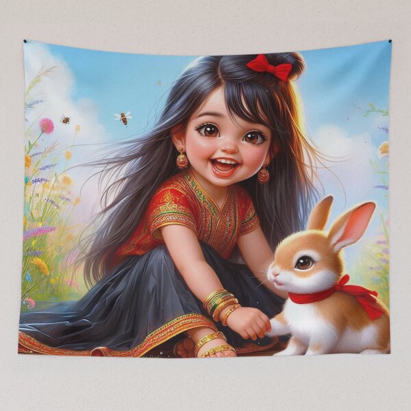 Item preview, Girl and Rabbit designed and sold by RaF71PrO.