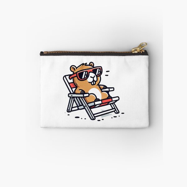 Item preview, Chibi capybara wearing sunglasses designed and sold by LuzCobal.