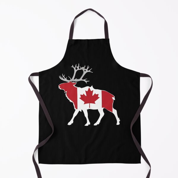 Item preview, Maple Leaf Patriotic Caribou Canada Flag  designed and sold by Smix Pixels.