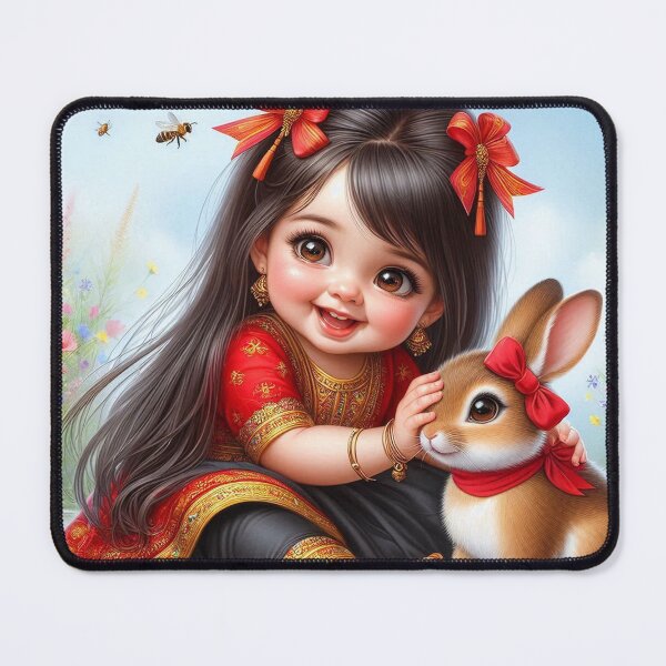 Item preview, Girl and Rabbit designed and sold by RaF71PrO.
