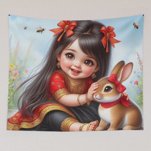 Item preview, Girl and Rabbit designed and sold by RaF71PrO.