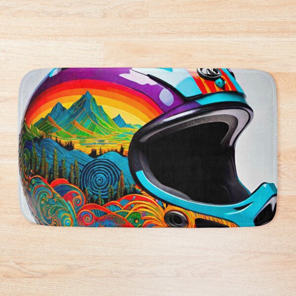 Item preview, Art in Motion: Mega Detailed MTB Helmet designed and sold by GrizzlyCollective.
