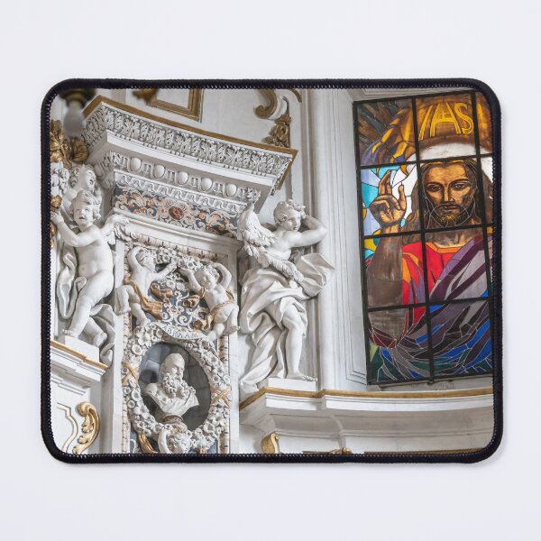 Item preview, Italy. Sicily. Palermo. Chiesa del Gesu. Interior. Stained Glass Window. designed and sold by vadim19.