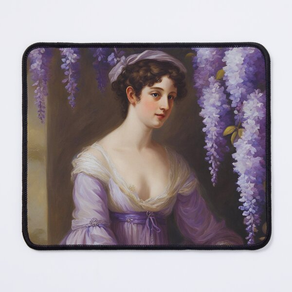 Item preview, Regency Lady Portrait Wisteria  designed and sold by CyberArtistOne.