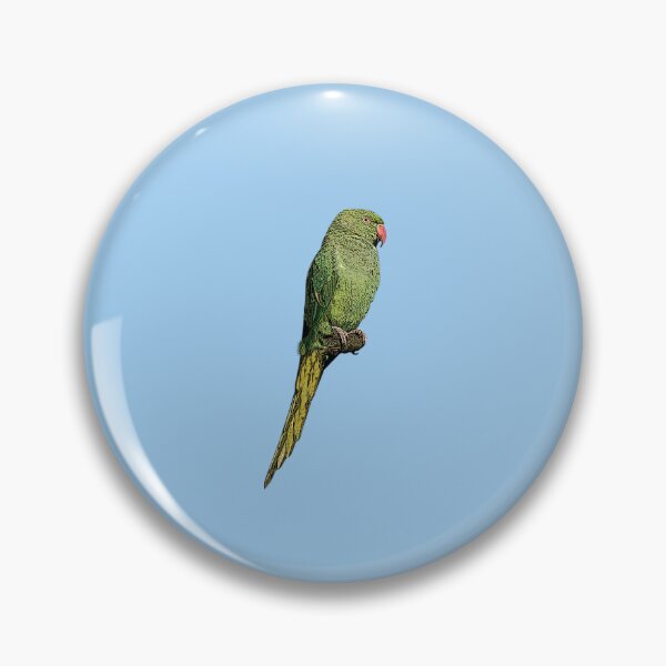Item preview, Rose-ringed Ring-necked Parakeet Color Design  designed and sold by designsasstultd.