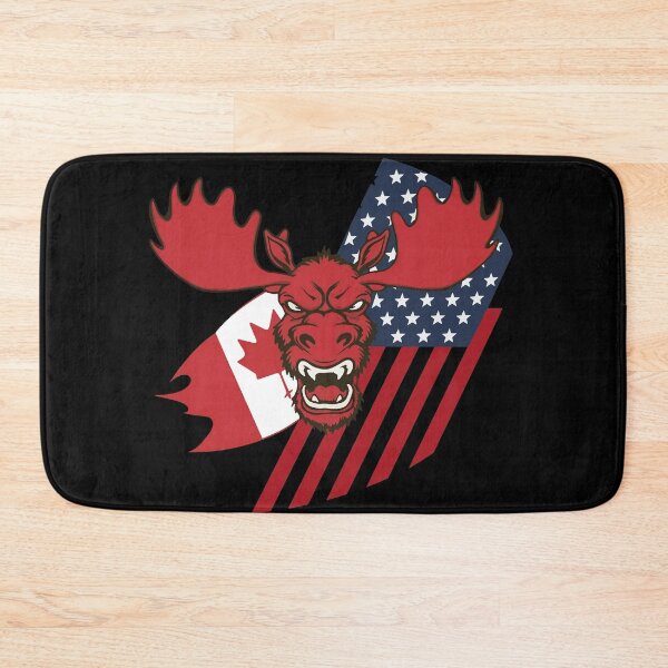 Item preview,  Maple Leaf Patriotic Moose Canada USA Flag  designed and sold by Smix Pixels.