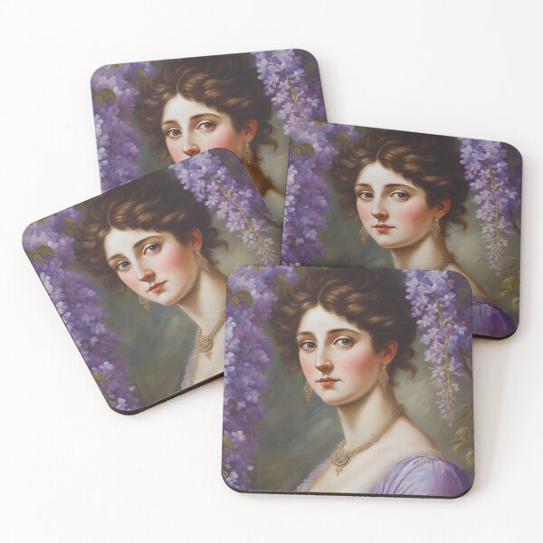 Item preview,  Regency Lady Portrait Wisteria  designed and sold by CyberArtistOne.