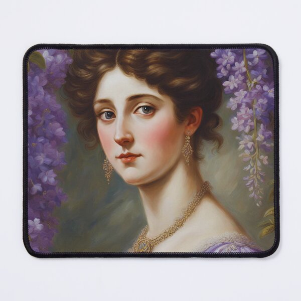 Item preview,  Regency Lady Portrait Wisteria  designed and sold by CyberArtistOne.