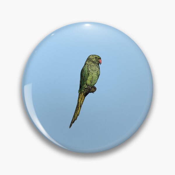 Item preview, Rose-ringed Ring-necked Parakeet Black Alternate Design  designed and sold by designsasstultd.