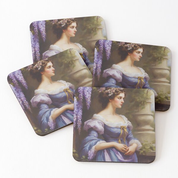 Item preview, Regency Lady Portrait Wisteria  designed and sold by CyberArtistOne.