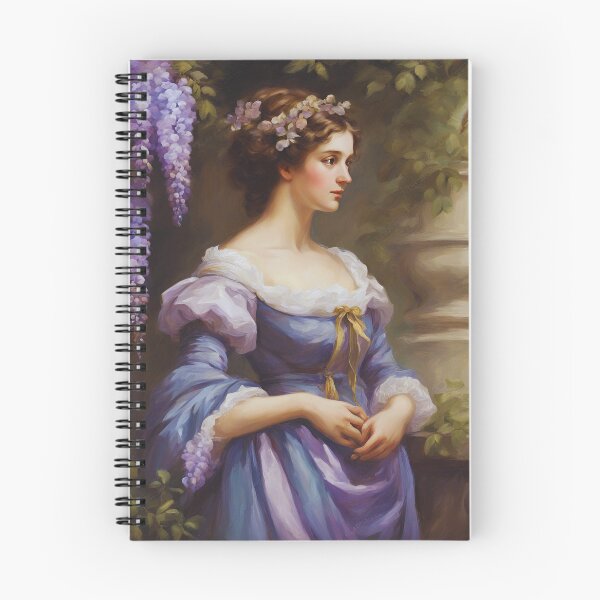 Item preview, Regency Lady Portrait Wisteria  designed and sold by CyberArtistOne.