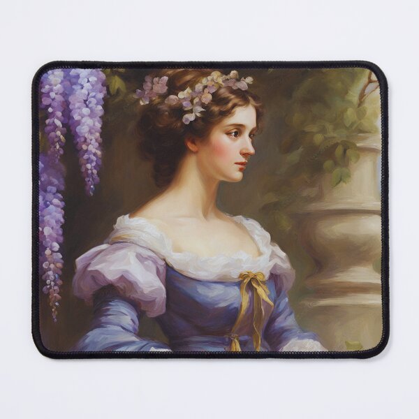 Item preview, Regency Lady Portrait Wisteria  designed and sold by CyberArtistOne.
