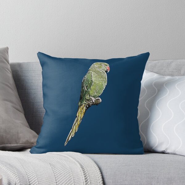 Item preview, Rose-ringed Ring-necked Parakeet White Alternate Design  designed and sold by designsasstultd.