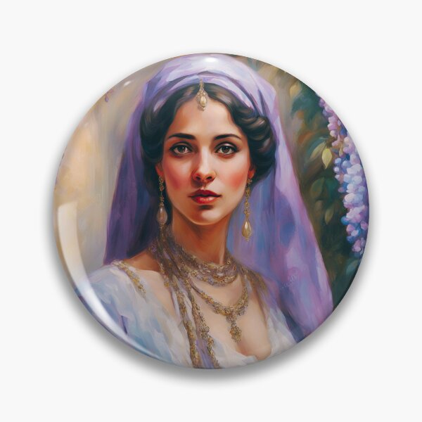 Item preview, Regency Lady Portrait Wisteria  designed and sold by CyberArtistOne.