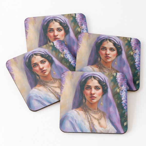 Item preview, Regency Lady Portrait Wisteria  designed and sold by CyberArtistOne.