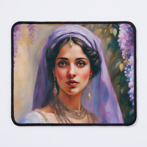 Item preview, Regency Lady Portrait Wisteria  designed and sold by CyberArtistOne.
