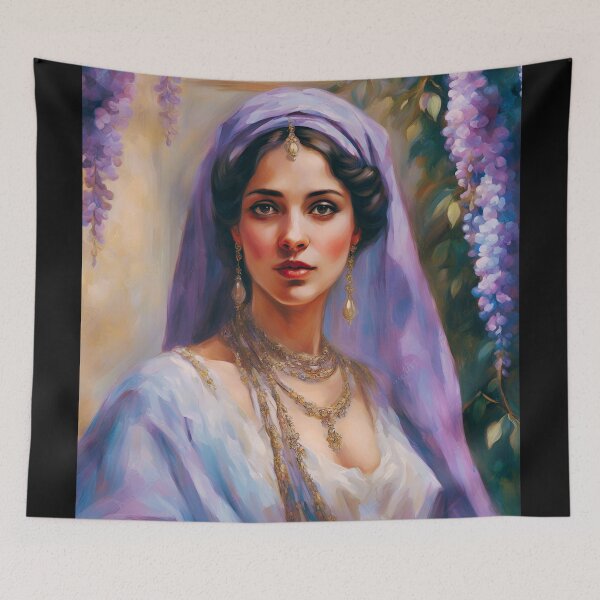 Item preview, Regency Lady Portrait Wisteria  designed and sold by CyberArtistOne.