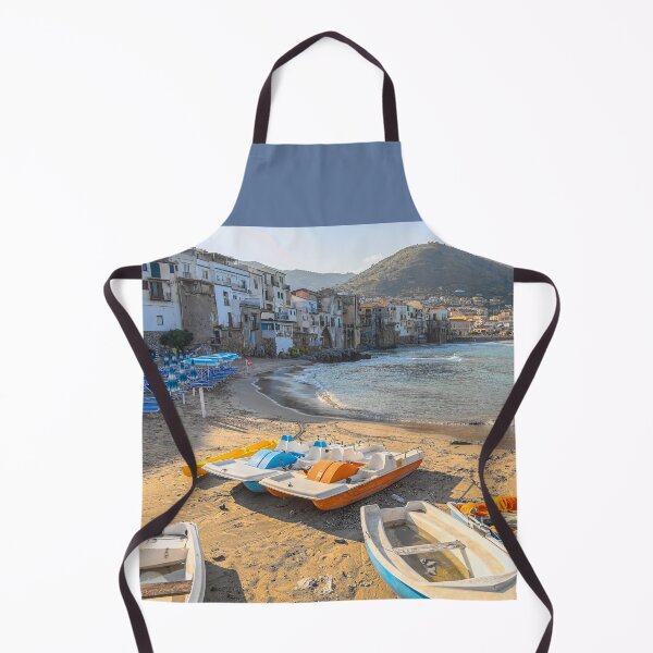 Item preview, Italy. Sicily. Cefalu. Waterfront. Boats. designed and sold by vadim19.