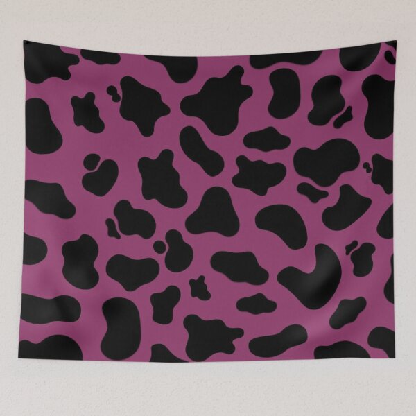 Item preview, Fuscia and Black Cow designed and sold by ZedColors.