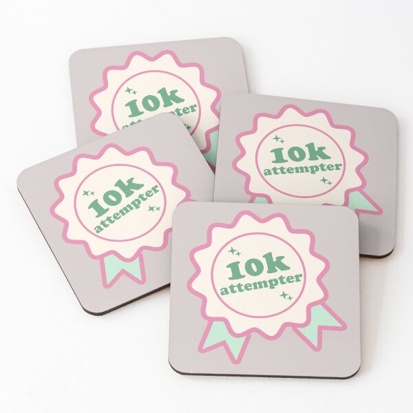 Item preview, 10k attempter finisher sticker designed and sold by biancallorin.